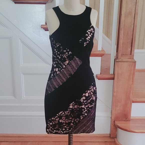 ADELYN RAE Loretta Midi Black Dress Size XS - Picture 3 of 7